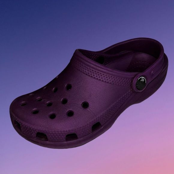 Little KIds CROCS Classic Clog Purple Plum Size C 13 - Picture 1 of 6